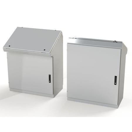 Saginaw Control & Engineering 1/4 Turn Latch, 3 Point Latch with Keyed Handle Electrical Enclosures, 46-1/4 in H, 18-1/2 in D SCE-463719DC